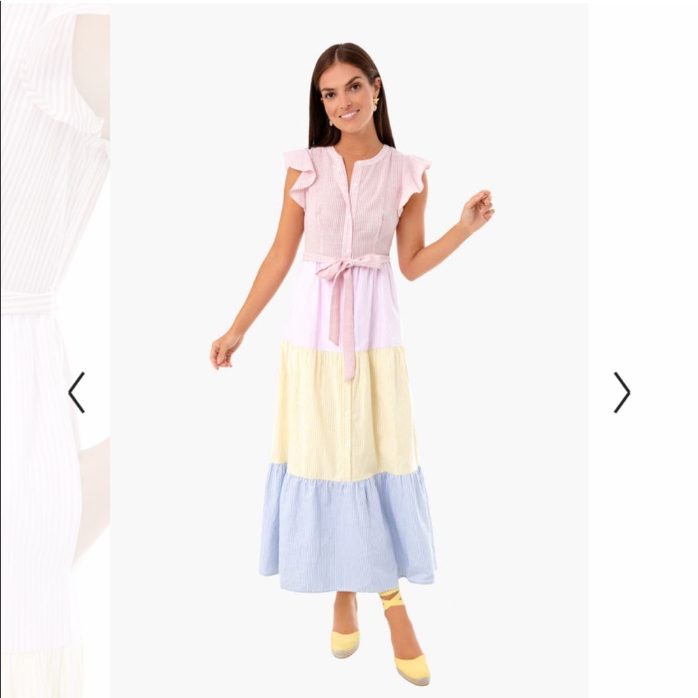 Colorblock Effie maxi dress / tuckernuck